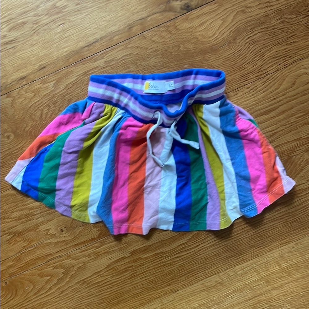 Boden Multicolor Striped Skort